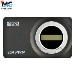 Bộ điều khiển sạc năng lượng mặt trời RICH SOLAR 30 Amp PWM Flush Mount