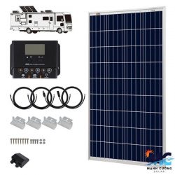 Bộ dụng cụ năng lượng mặt trời 100 Watt 12 Volt Poly với bộ điều khiển sạc PWM 30A RICH SOLAR
