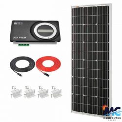 Bộ dụng cụ năng lượng mặt trời 100 Watt 12 Volt RICH SOLAR