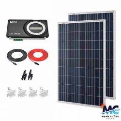Bộ dụng cụ năng lượng mặt trời 200 Watt 12 Volt Poly RICH SOLAR