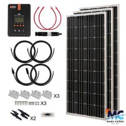 Bộ dụng cụ năng lượng mặt trời 510 Watt 12 Volt Mono với bộ điều khiển sạc MPPT 40A