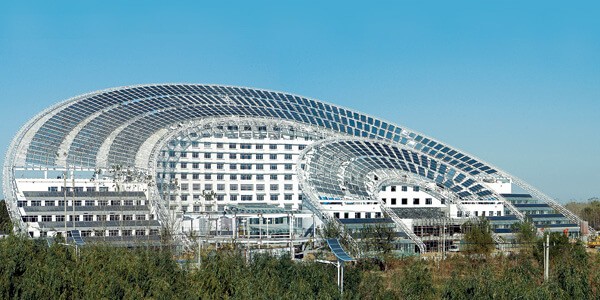 Cao ốc văn phòng sử dụng năng lượng mặt trời tại Trung Quốc