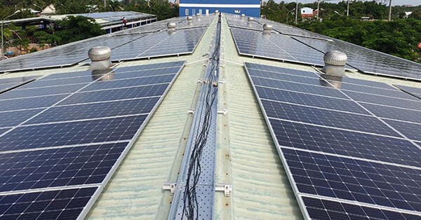 Dự án điện năng lượng mặt trời tại công ty phát triển thương mại quốc tế Hải Anh