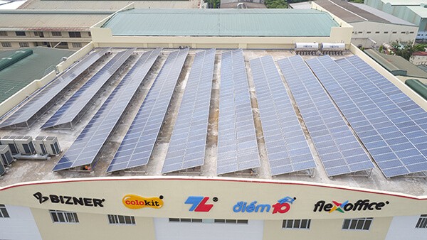 dự án điện năng lượng mặt trời tại Tập đoàn Thiên Long 03