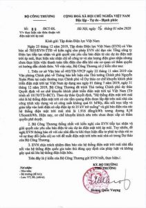 giá điện mới nhất cho các dự án điện mặt trời áp mái